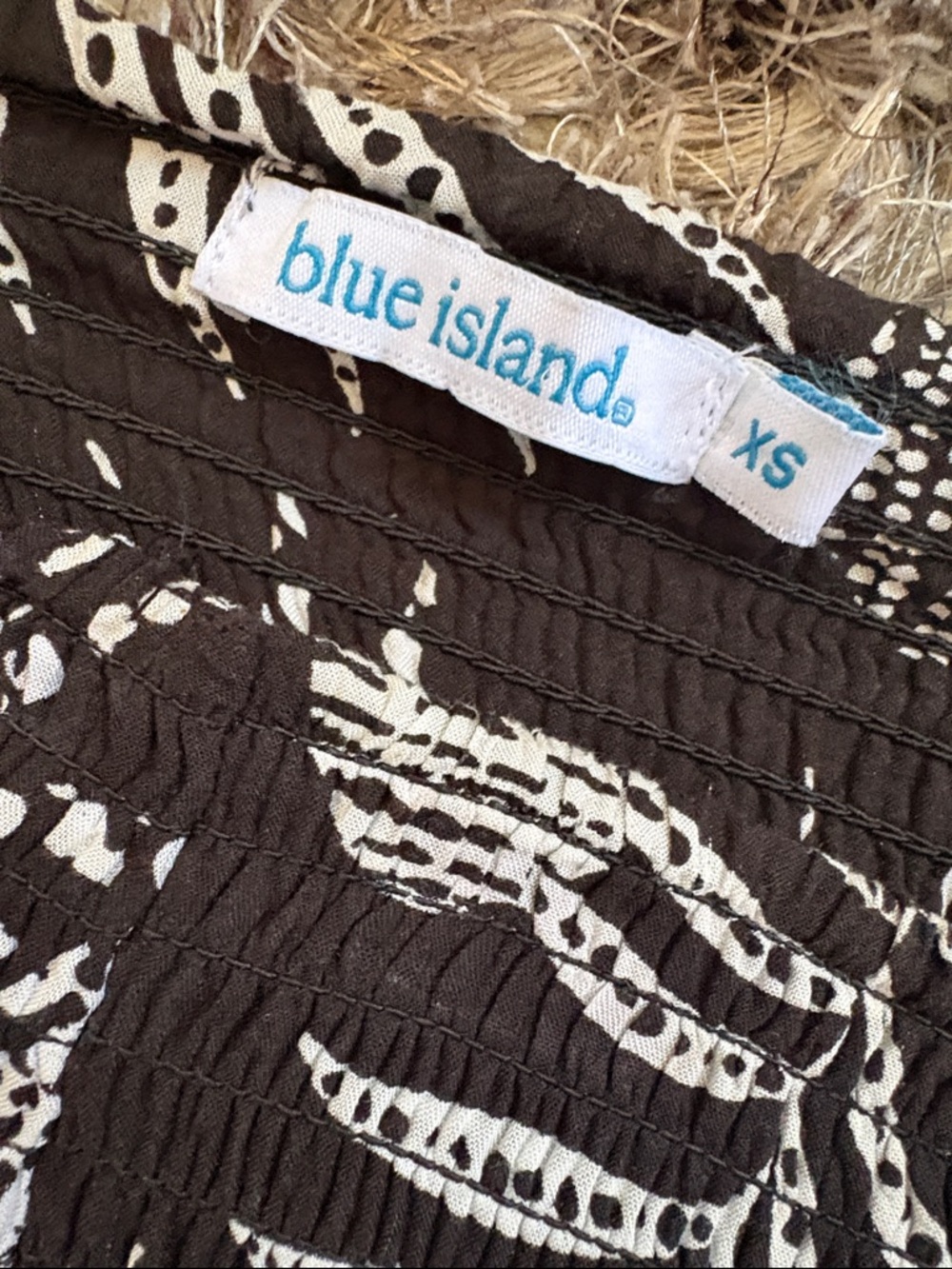 New! blue island Black and White Strapless Maxi Dress Size XS - Picture 6 of 12